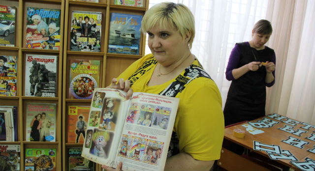 Ольга Алексеевна нашла себя в профессии библиотекаря. В общении с ребятами, с педагогами и с родителями ей помогает педагогическое образование и добрая душа.