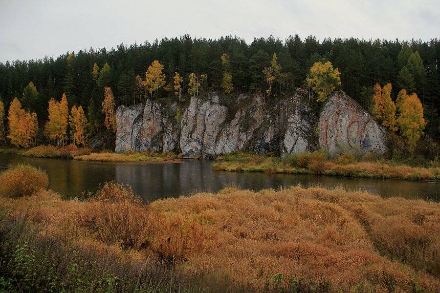 Церковь на реке Чусовая