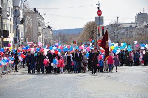 Первомайский флажок фото