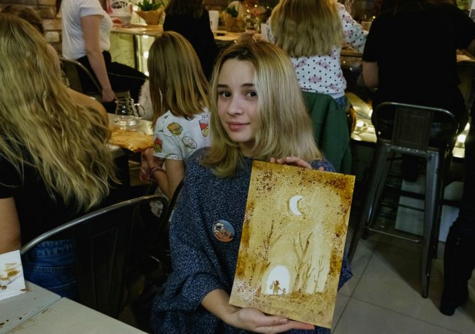 Кофе вместо красок. Первоуральцы учились искусству кофейной акварели ...