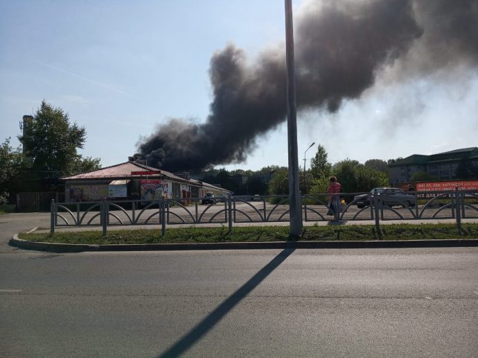 Пожар в кургане сегодня карта