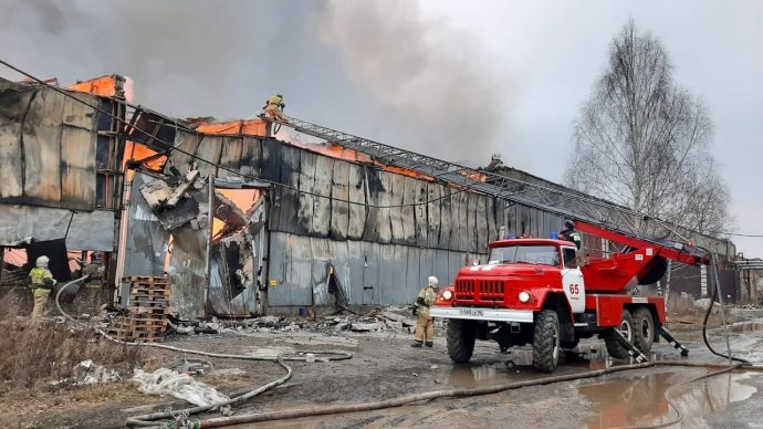 Пожар в свердловской области фото