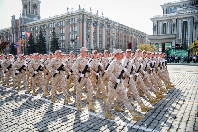 Схема движения военной техники после парада