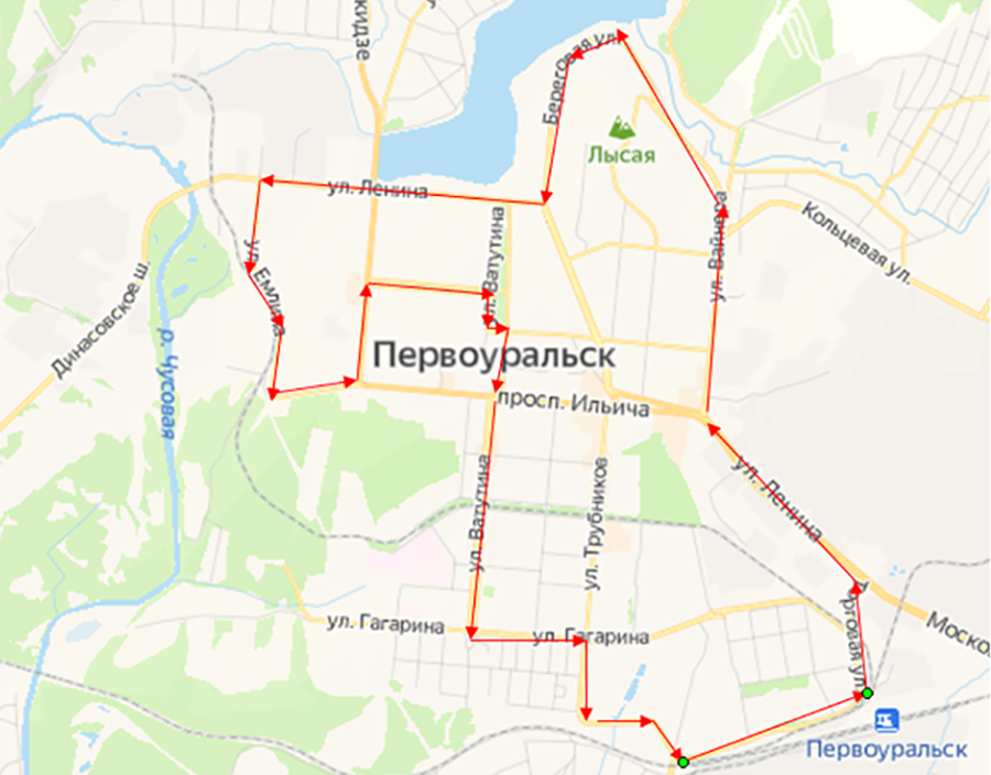 Карта города первоуральска с улицами и номерами